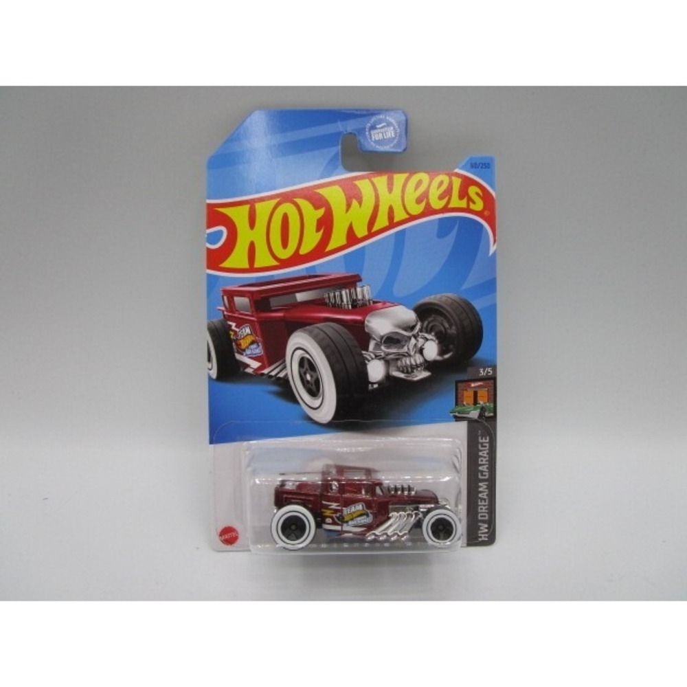 Hot Wheels H Case Bone Shaker Red HW Dream Garage 3/5 1:64 Diecast Car